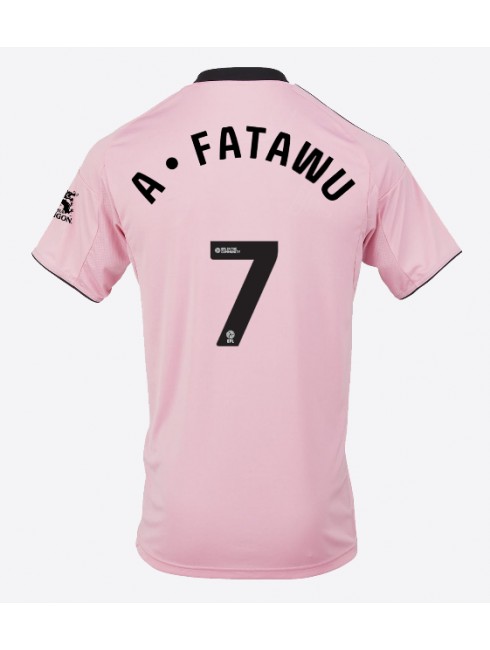 Leicester City Issahaku Fatawu #7 Ausweichtrikot 2025-26 Kurzarm Leicester City Issahaku Fatawu #7 Ausweichtrikot 2025-26 Kurzarm